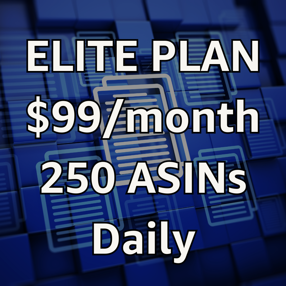 $99/month - 250 ASINS Directly into your inbox everyday! ungating strategies for Amazon sellers