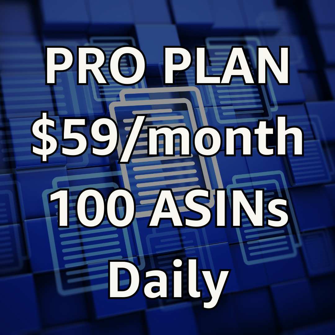 $59/month - 100 ASINS Directly into your inbox everyday! ungating strategies for Amazon sellers